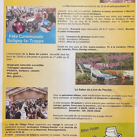 Nyaraló Maison Centre Village La Trappe Proche Mortagne Au Perche - Sanateflo - *